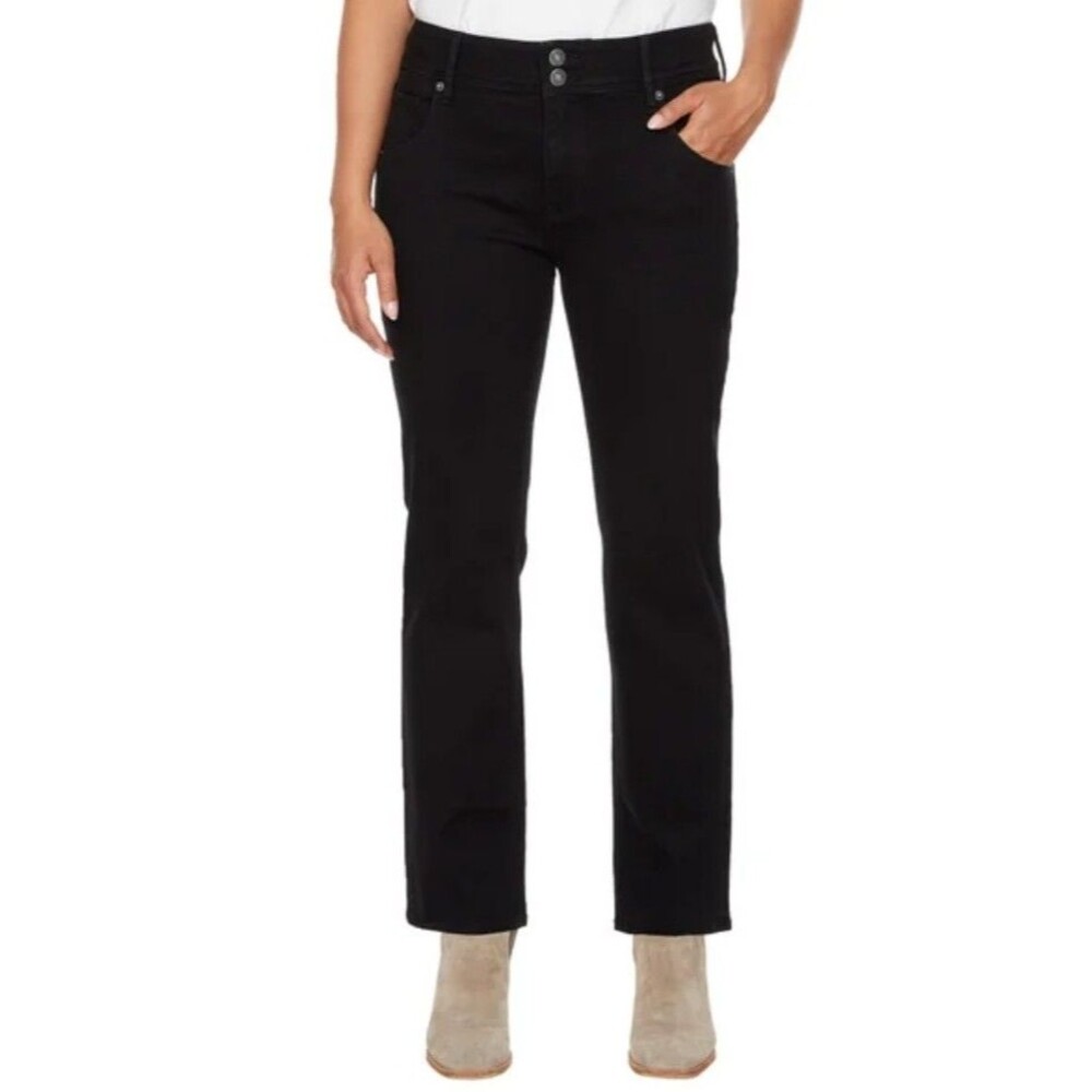 Hudson Ladies' Slim Straight‎ Leg Jean, Black Size 2/26 NWT
